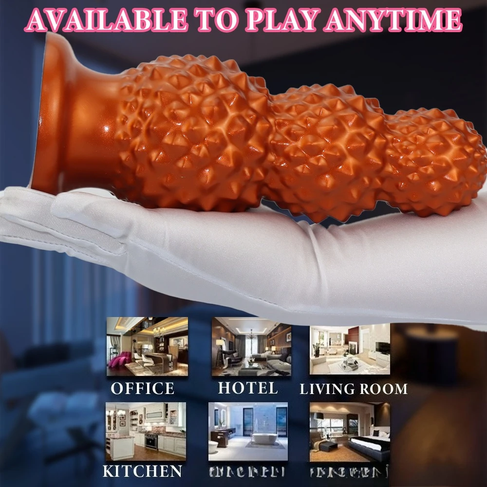 Silicone Spiked Anal Plug For G-spot Stimulation Unisex Toy_voghion.com