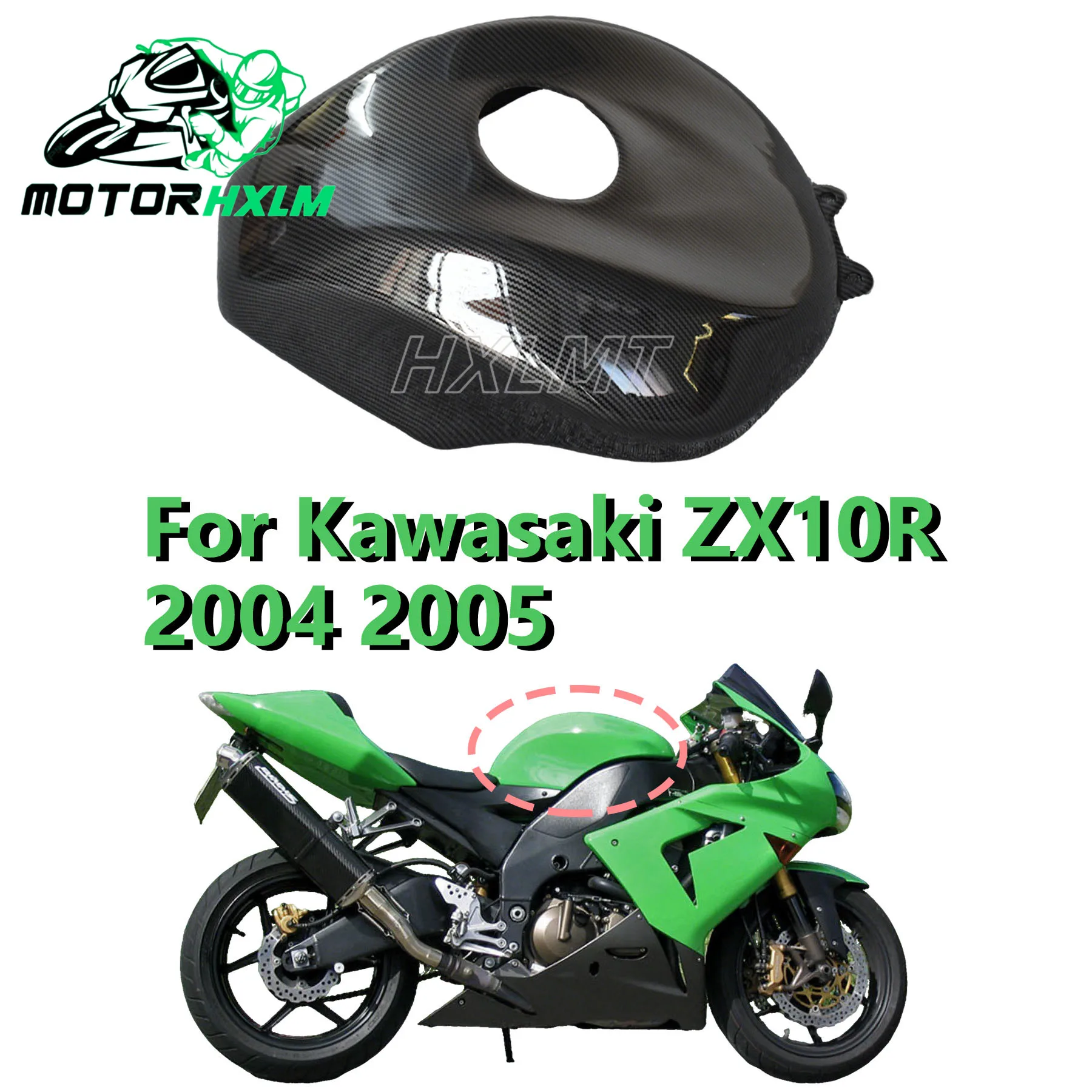 Carbon Painted Fuel Tank Cover Fuel Tank Protective Shell Fit For