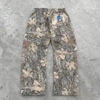 Y2K Retro SweatPants Camouflage Pattern Print Streetwear Men harajuku Street Hip Hop Unisex Oversized Casual Camo Baggy Trousers 1