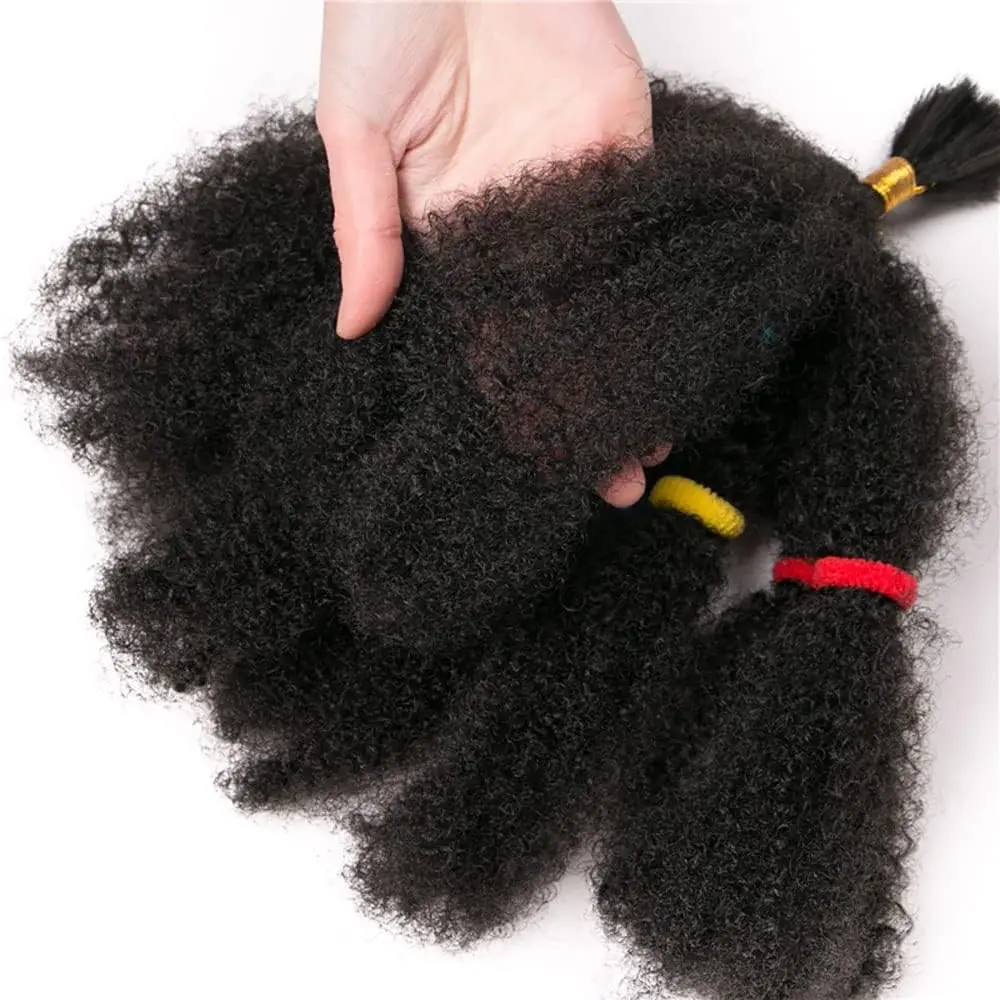 Afro Kinky Wave Curly Braids Extensions Synthetic Hair 12inch/strands Marley Bouncy Curly Hair Braids For Black Women 5