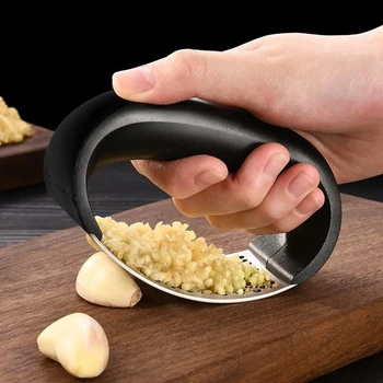 Stainless Steel Garlic Press 1