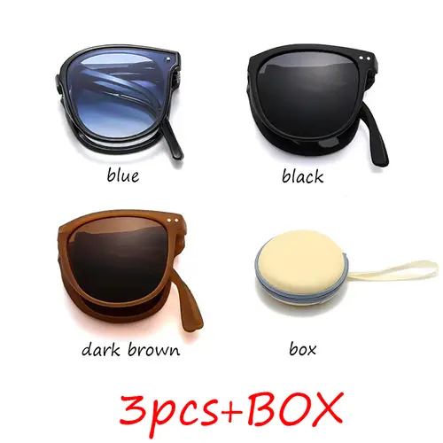 Folding sunglasses, portable, ultra light sun protection, UV protection, sunglasses for both men and women - Image 18