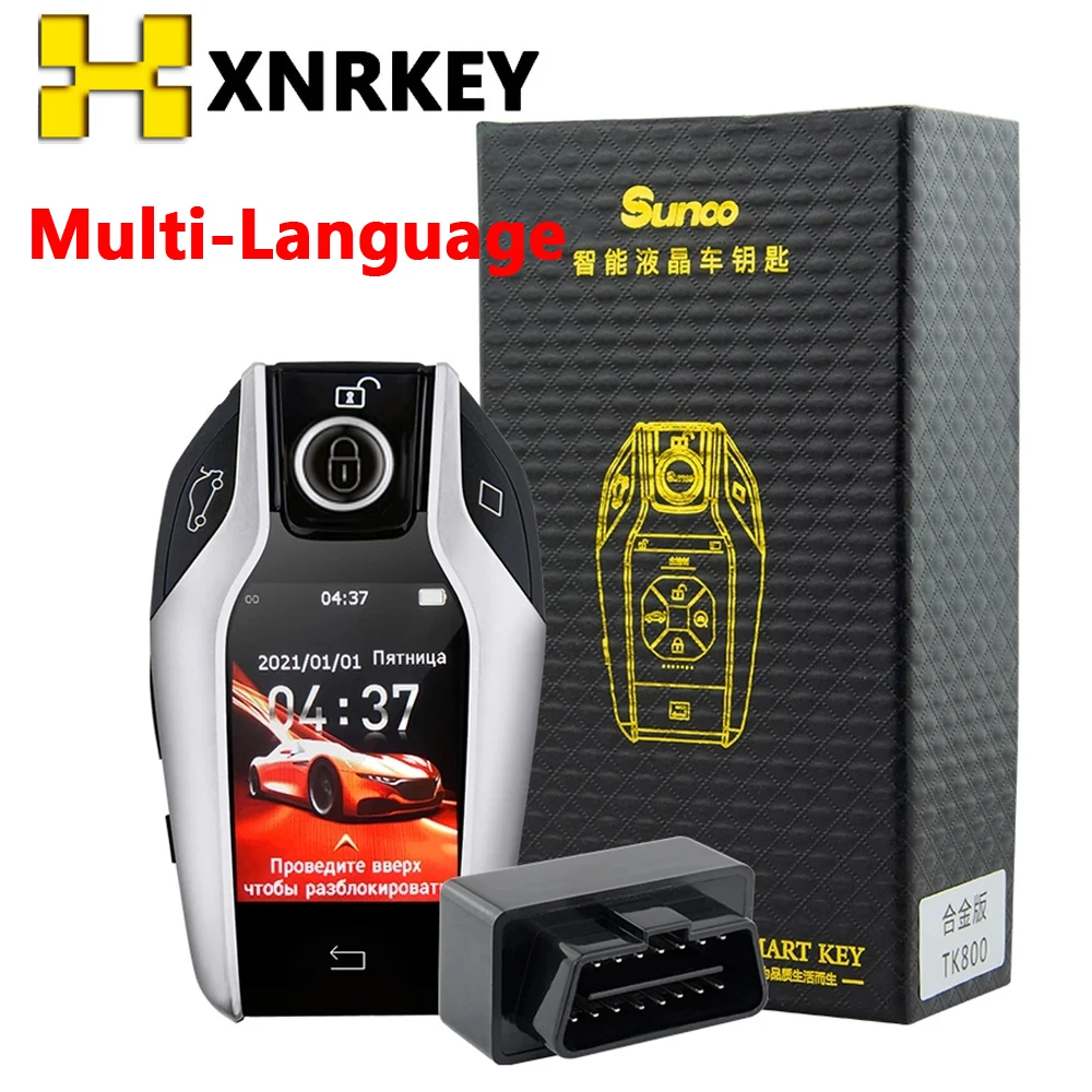 XNRKEY TK800  Smart Remote Key LCD Screen Korean OBD for BMW Mercedes-Benz Buick Audi Cadillac Lexus Land Rover Kia Universal