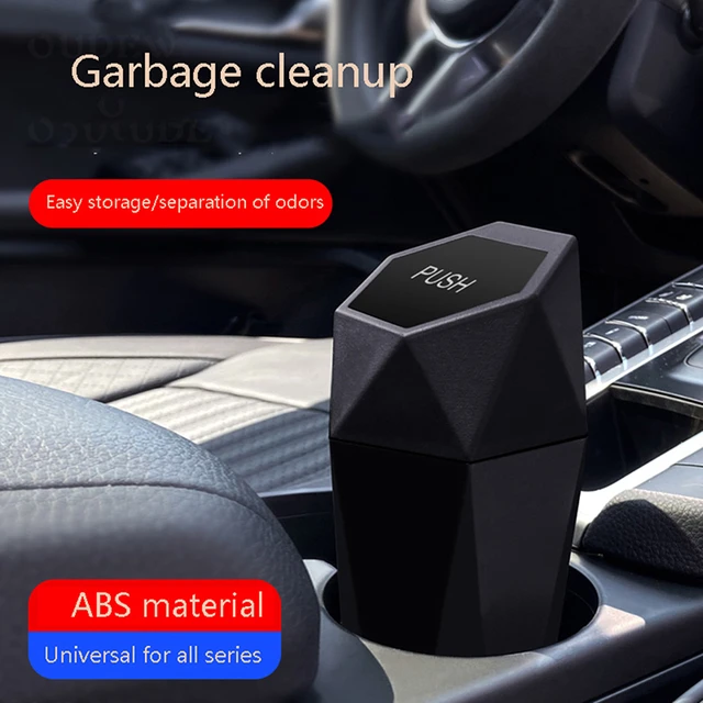 Car Trash Can Mini Auto Trash Bin Universal Vehicle Dust Organizer Leak  Proof Portable Dustbin Garbage Box For Automobile - AliExpress