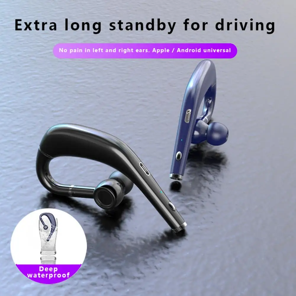 

Stereo Rechargeable Earphone RD09 Ear Hook Bluetooth 5.0 Long Standby Wireless