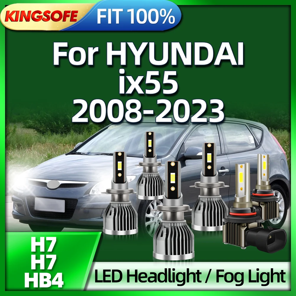 

Roadsun Led H7 Light Car Headlight Bulbs 6000K 130W Auto HB4 Headlamp Fog For HYUNDAI ix55 2008 2009 2010 2011 2012 2013-2023