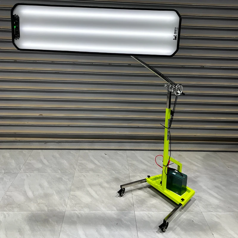 Luz LED Para Reparación De Abolladuras Sin Pintura (PDR) - Panel Con Ventosa, 3 Niveles De Brillo, Soporte Ajustable 360°