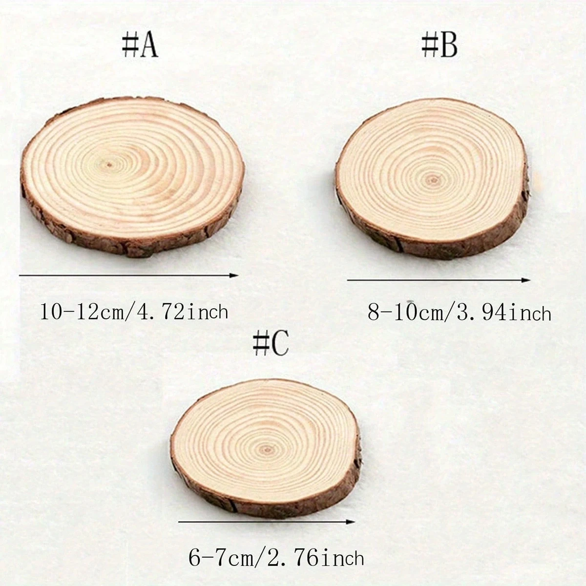 Wood Coasters Unfinished Pine Tree