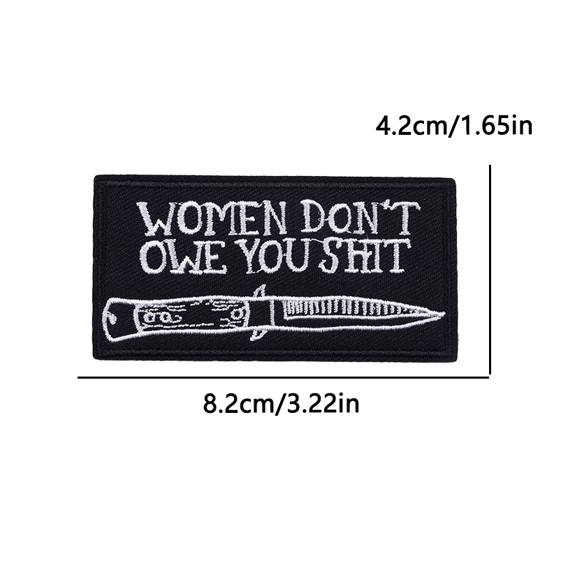 Punk Gestickte Patches Eisen Auf Patches Für Kleidung DIY Nähen Applique Schmelzbaren Patch Rauchen Patch Für Jacken Rucksack Abzeichen – Detail 6