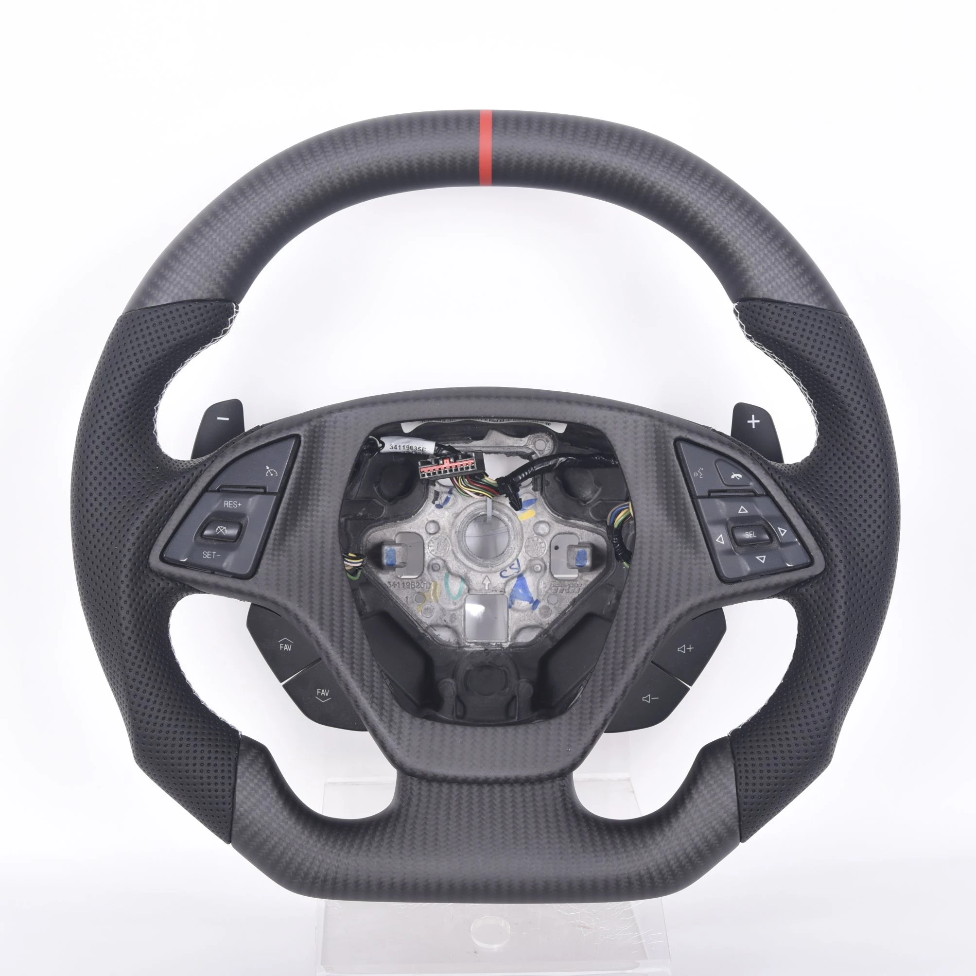 Special Weave 3k Carbon Fiber Steering Wheel For Chevrolet Corvette C7 Customsized Auto Car