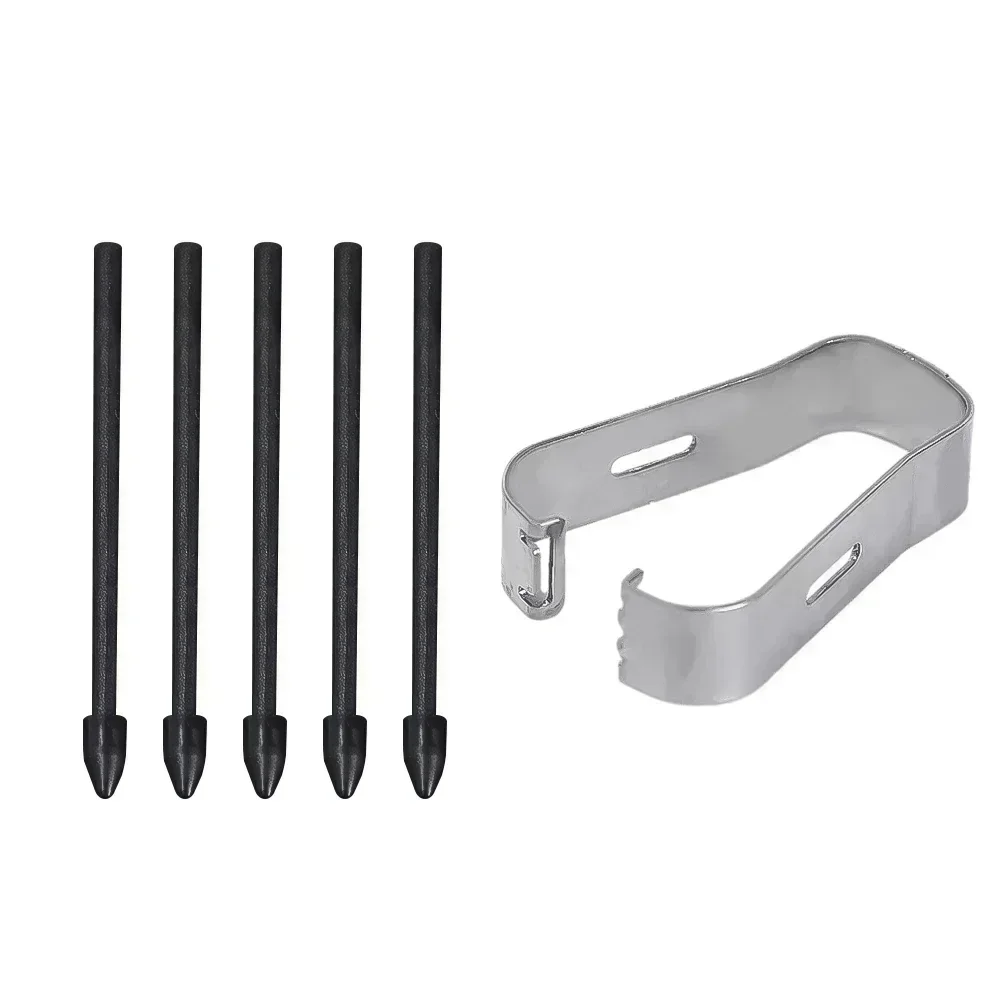 Premium Touch Stylus Replacement Nibs with Clip for Tablets and Smartphones