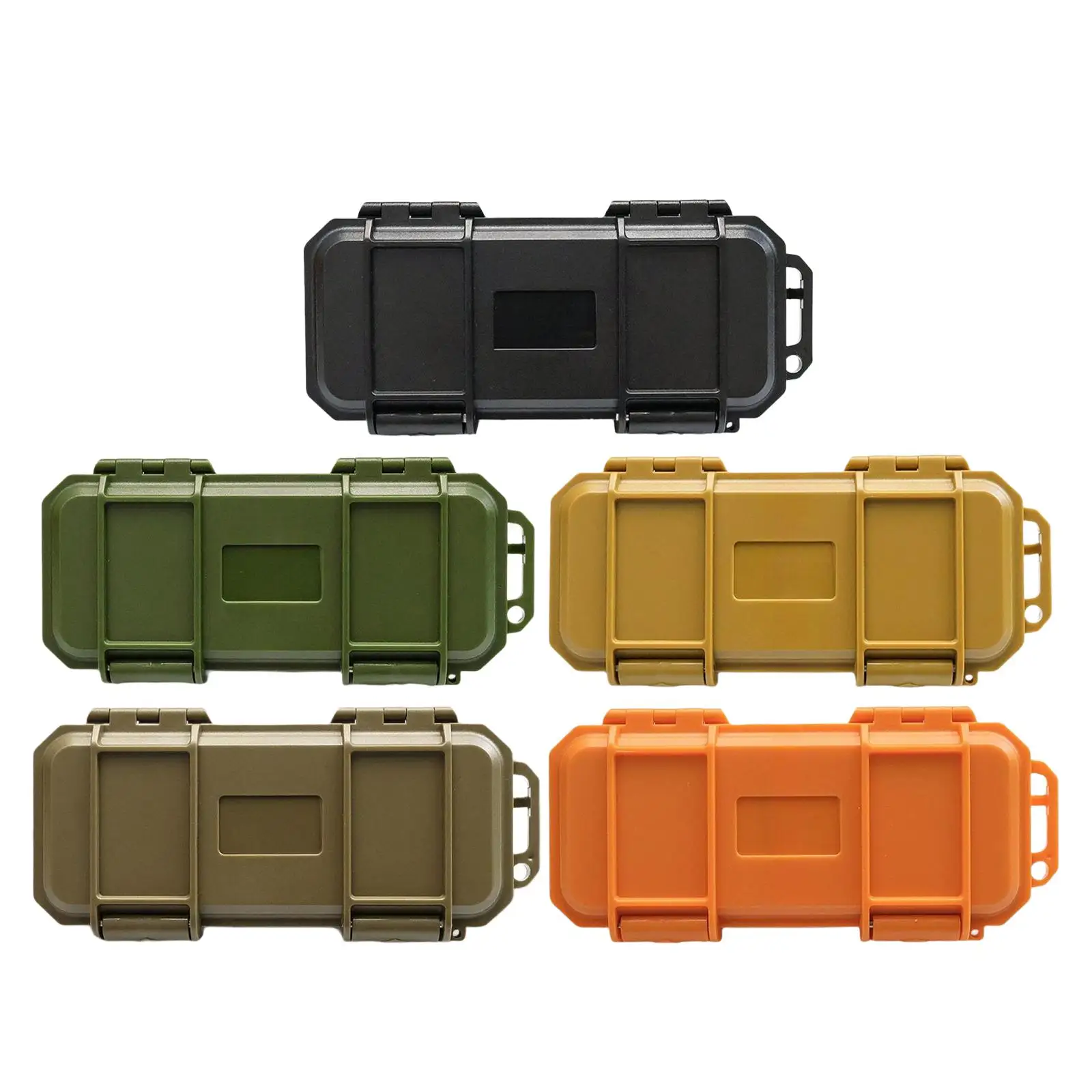 Outdoor Survival EDC Protective Tool Case - Shockproof & Waterproof with Foam Padding, 6.9x3.3