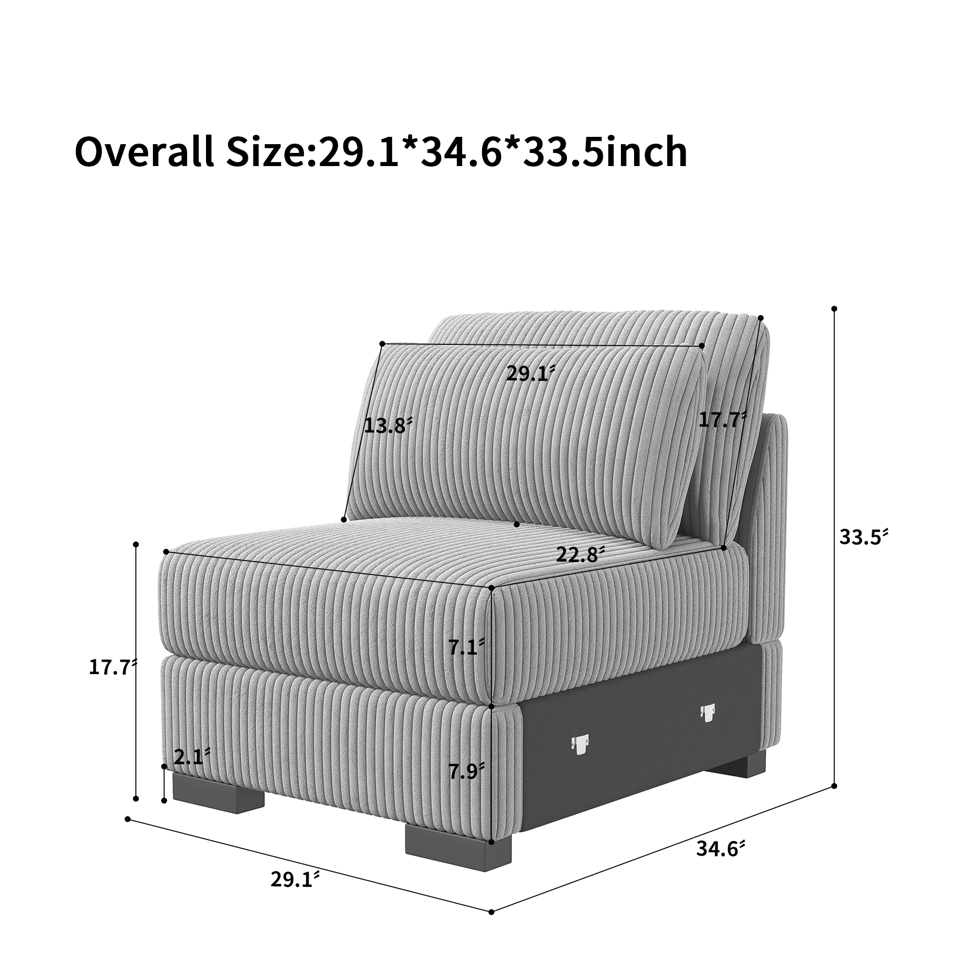 single seat Gray