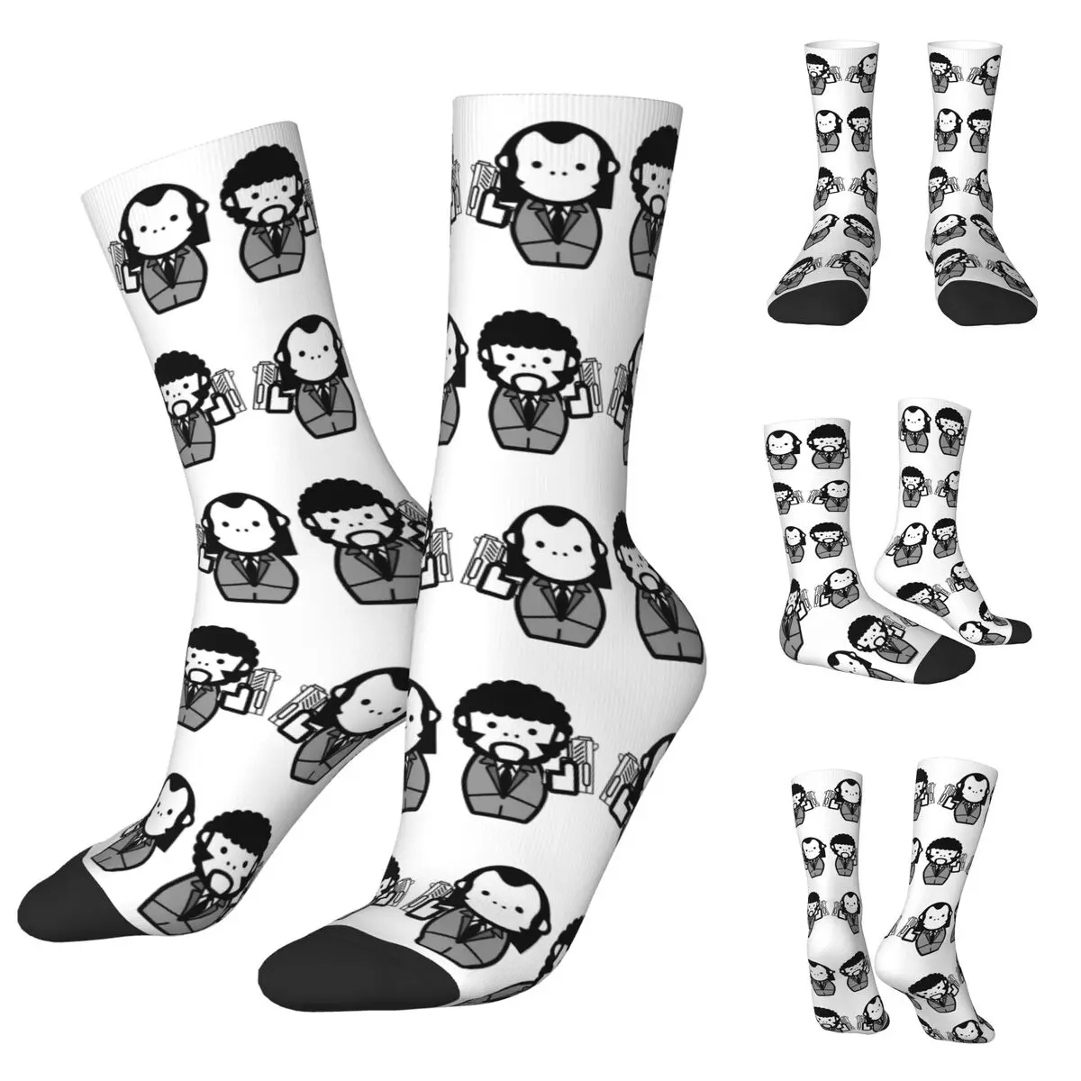 Crazy Design Pulp Fiction Basketball 6 Unisex Socks,Hiking 3D Print Happy Socks Street Style Crazy Sock