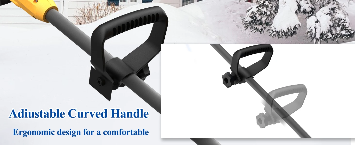 Power tools Electric Snow removal machine Snow blower sweeper outside Snow plow
