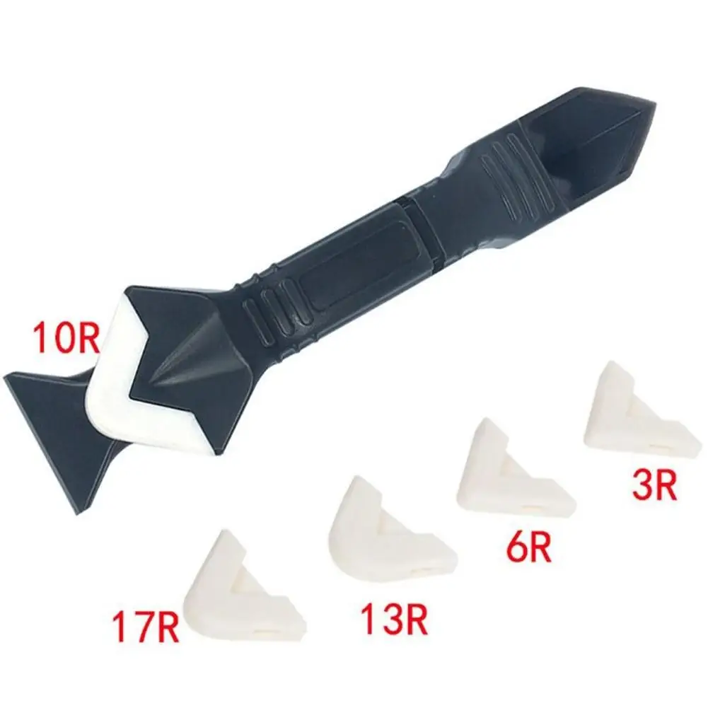 Angle Scraper Silicone Trowel Shovel Silicone Glass Sealant Remover Tool Kit Home Improvment Set 5pcs/Set caulking tools sealant tool kit