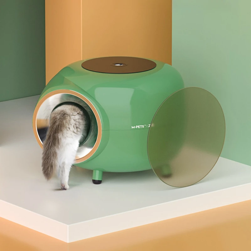 

Indoor Villa Leak Proof Cat Bedpans Enclosed Deodorization Convenient Cat Bedpans Training Kedi Tuvaleti Pet Products WZ50CB