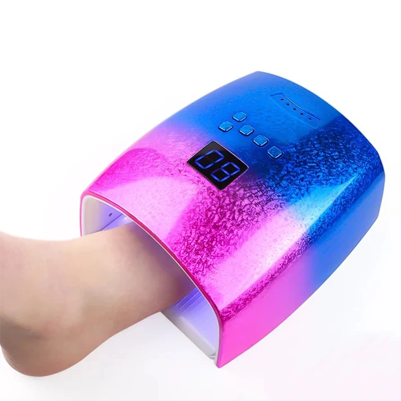 Lampada UV per unghie ricaricabile 48W Lampada per unghie in gel senza fili per manicure e pedicure Lampada UV per unghie a LED senza fili_voghion.com