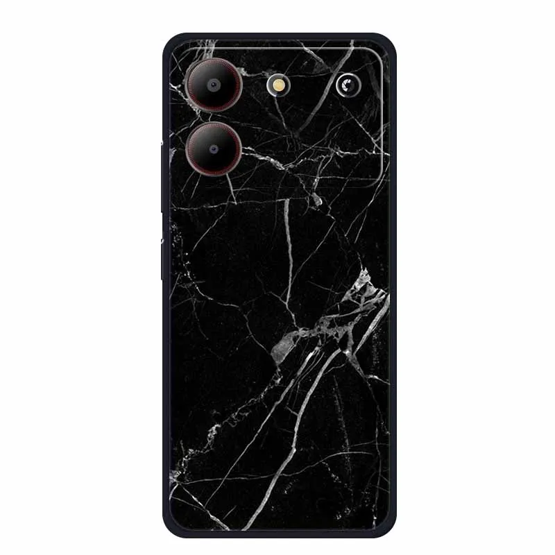Marble TPU Soft Silicone Back Cover - Colorful Phone Case