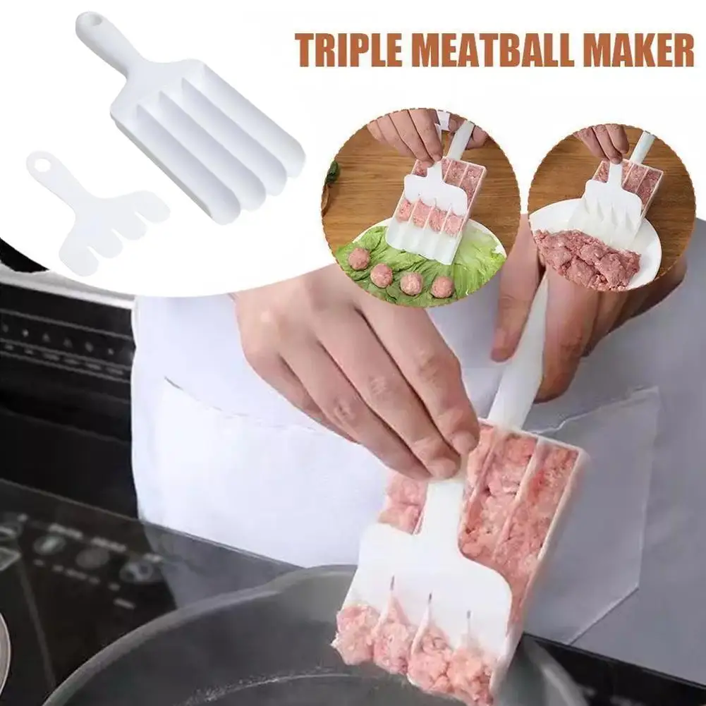 Meatball Maker Cooking Homemade Tool Mold Round Squeeze Kitchen Meatball Gadgets Meatball Beef Fish Tool Round Maker Meatba B2I7