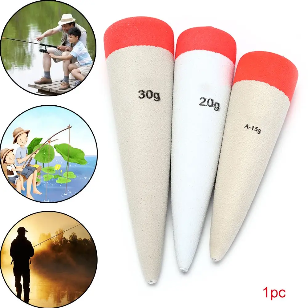 1pc 15g 20g 30g Buoyancy EVA Inline Bobber Float Saltwater Fishing