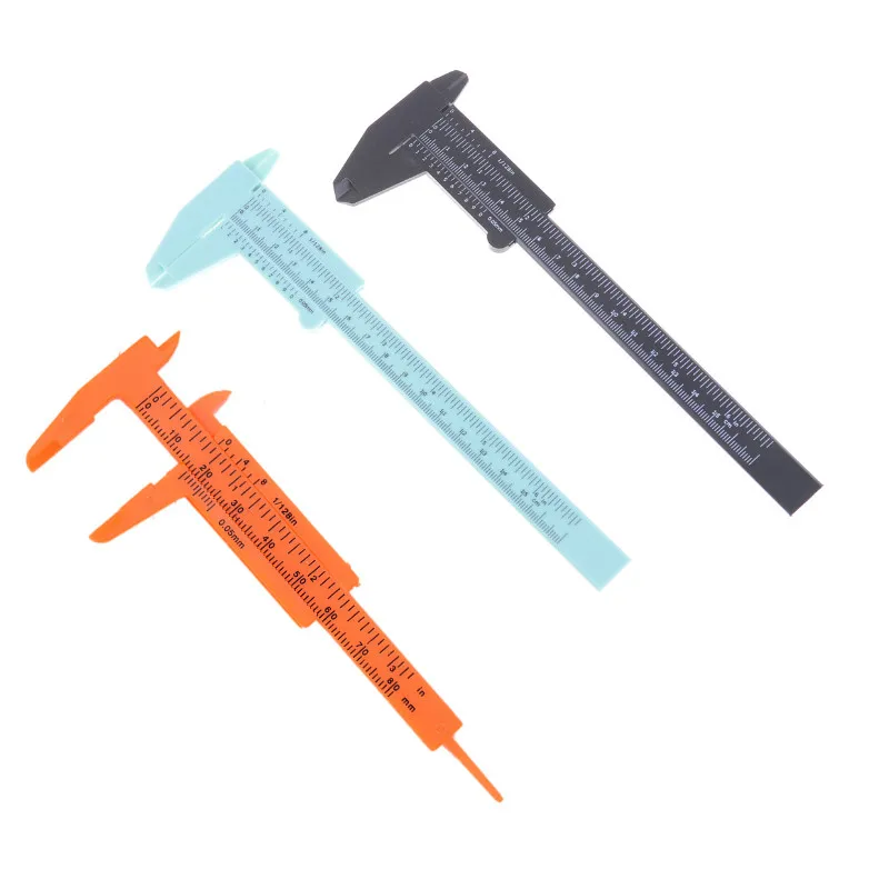 Double Scale Sliding Gauge Eyebrow Ruler Tattoo Permanent Makeup Eyebrow Tattoo Measuring Ruler Caliper Measure Tools makeup tools eyebrow stencil tool eye makeup tools