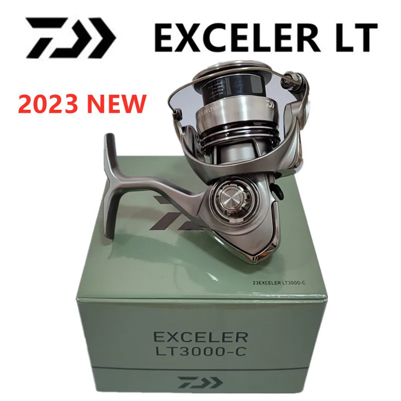 100% Original 2023 DAIWA EXCELER LT Spinning Fishing Reel 1000 2000 2500 3000 4000-CP 5000 5Ball bearings ATD™ drag system