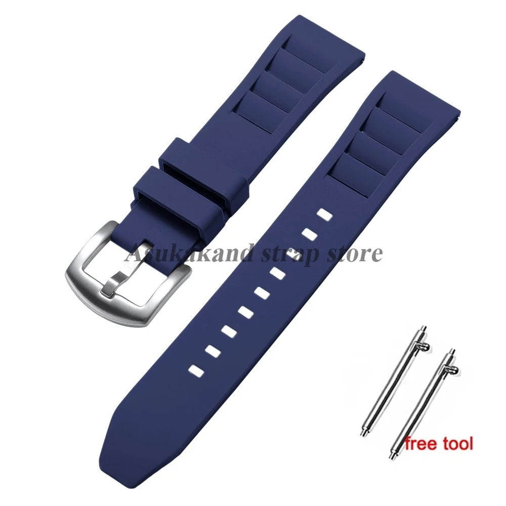 Silicone Watch Strap - Soft Waterproof Quick Release Rubber Watchband