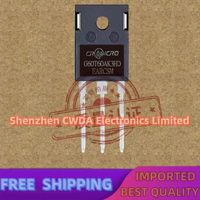 

10 шт.-20 шт., G60T60AK3HD CRG60T60AK3HD IGBT 60A 600 в TO-247, новинка, лучшее качество, импортный оригинал
