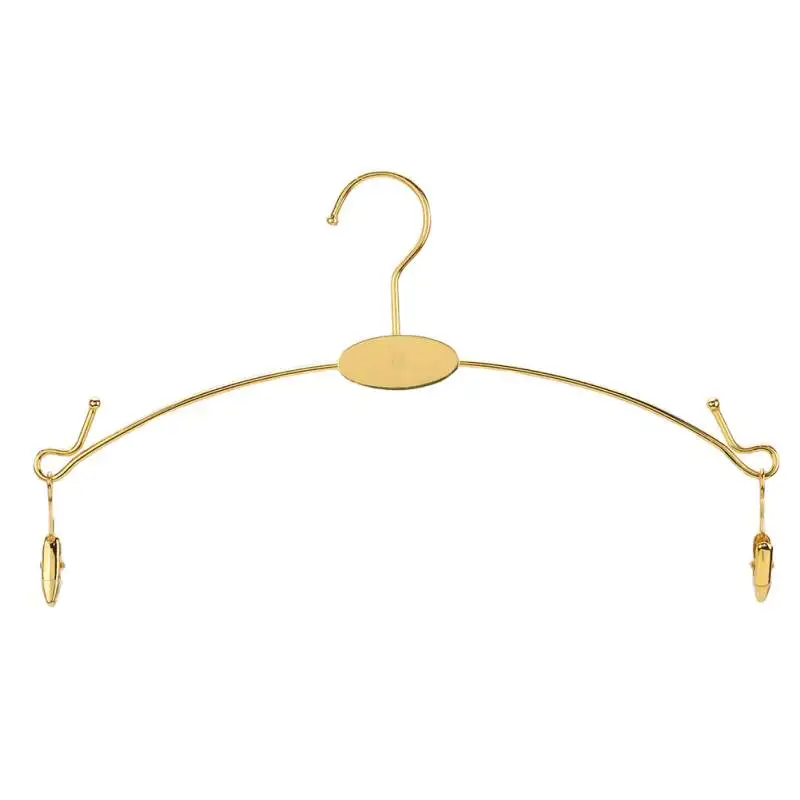 Metal Plated Inner Hanger with Clips, Bra Clips, Socks, Panty Racks, Home Drying Clothes, Display Hangers for Store 5