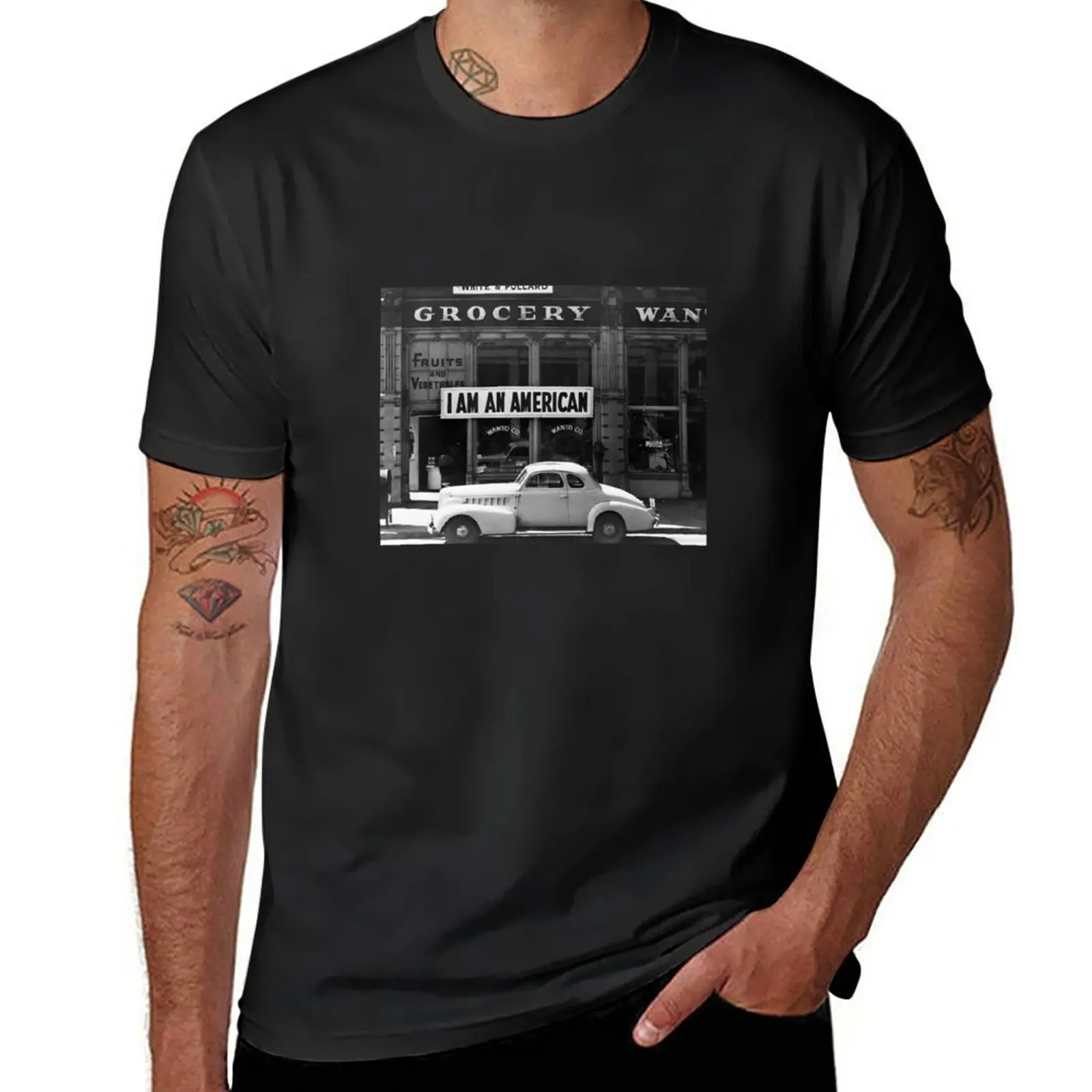 

New I Am An American - After Pearl Harbor - 1942 T-Shirt oversized t shirt korean fashion oversized t shirt men