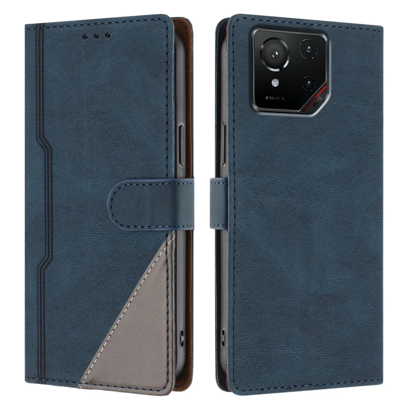 Leather Flip Wallet Case for Asus ROG Phone 9 Pro - Magnetic Closure