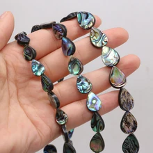 

Natural Shells Abalone Water Drop Beaded For Jewelry Making DIY Necklace Earrings Accessories Gift Party 12x16/10x14/8x12mm 1PCS