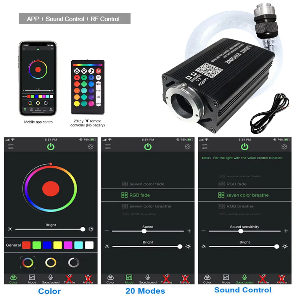 Car Starry Sky Ceiling Light 4