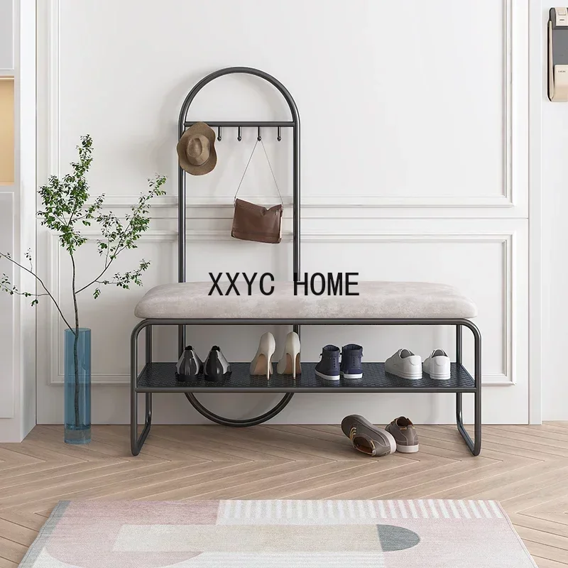 

Minimalist Shoe Rack Storage Bench With Bench Vertical Entryway Shoe Cabinets Dustproof Tool Scarpiere Entrance Room Furniture