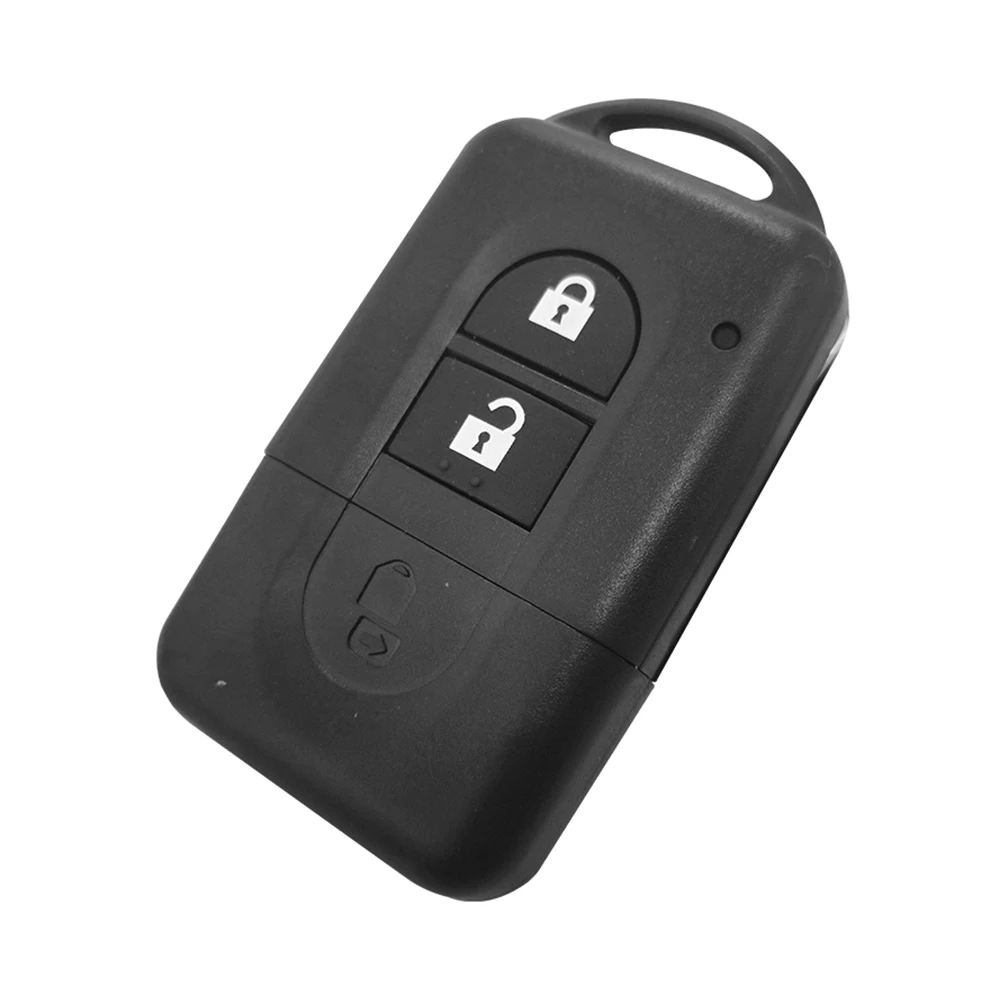 XNRKEY 2 Button Remote Car key Shell Fob for Nissan Micra X-trail Qashqai Juke Duke Pathfinder Key Case Cover with Uncut Blade