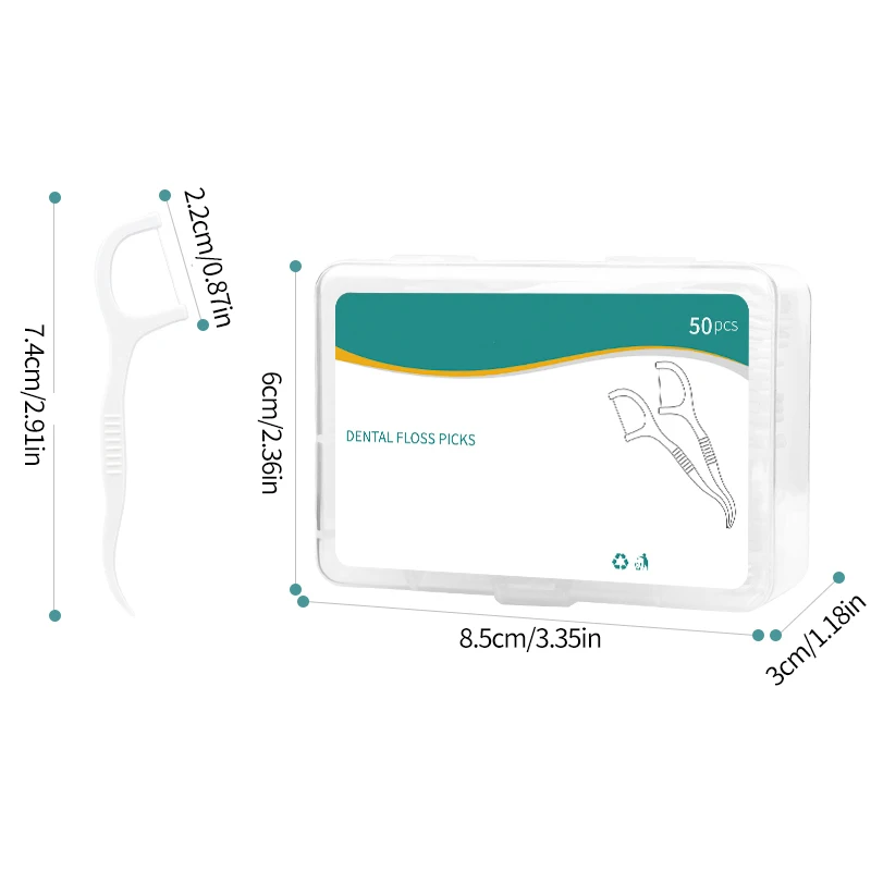 Dental Floss 3 Boxes of 150 Dental Flosses Oral Cleaning Tools