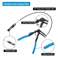 Motorsi 9 шт., плоскогубцы для хомутов, инструмент для проволоки, мазута, водяного шланга, автоматические инструменты для нагревателя радиатора охлаждающей жидкости и водяного шланга — изображение 5