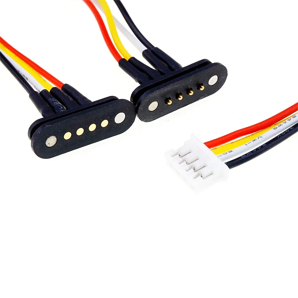 1 Sätze magnetischer Pogo-Pin-Stecker, 4-poliges USB-Kabel, Ladedatenübertragung, Typ A, männlich, Typ C, weiblich, PCB-Magnete, Kontakt – Detail 9