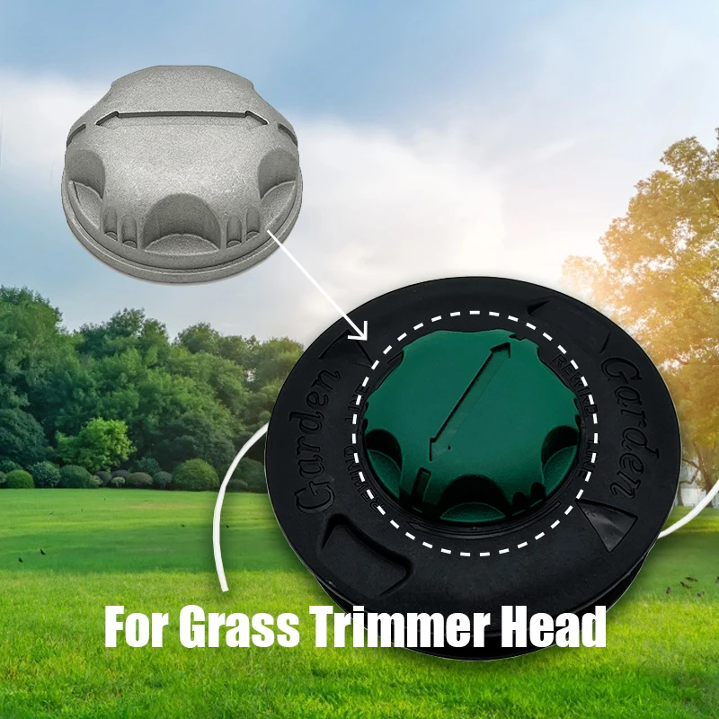 Aluminum Top Cap for Grass Trimmer Head Garden Tool Parts Brush Cutter Accessories