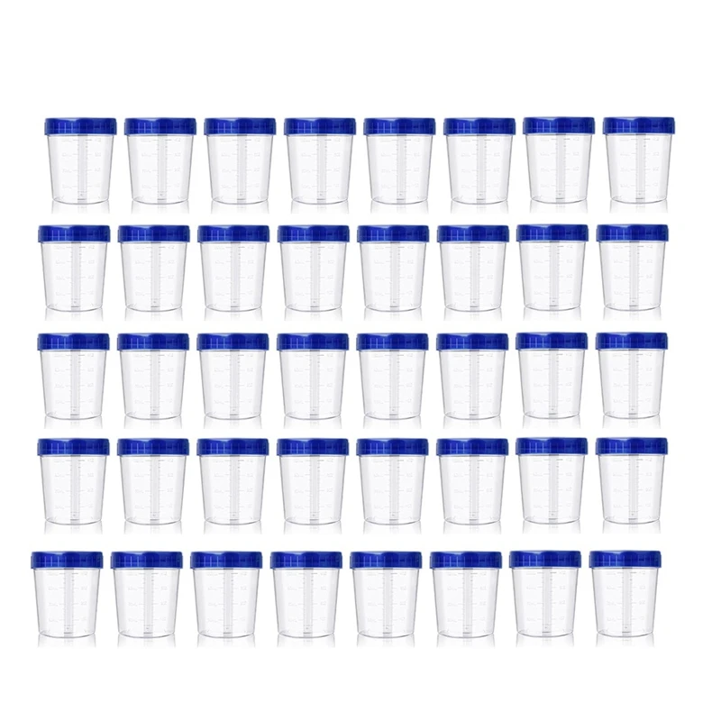 40 Pack 4Oz Small Containers With Lids,Reusable Salad Dressing Container Airtight Leakproof Condiment Containers