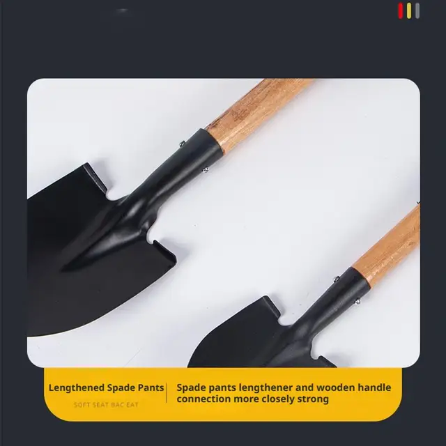 36/50.5cm Digging Shovel Manganese Steel Shovels Kids Trowel Waterproof Rustproof Garden Scoop for Outdoor Beach Camping 5