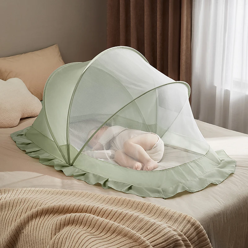 

Anti Mosquito Net Window Bed Canopy Room Decoration Foldable Children's Bed Mosquito Nets Bedroom Fabric Zanzariera Home Textile