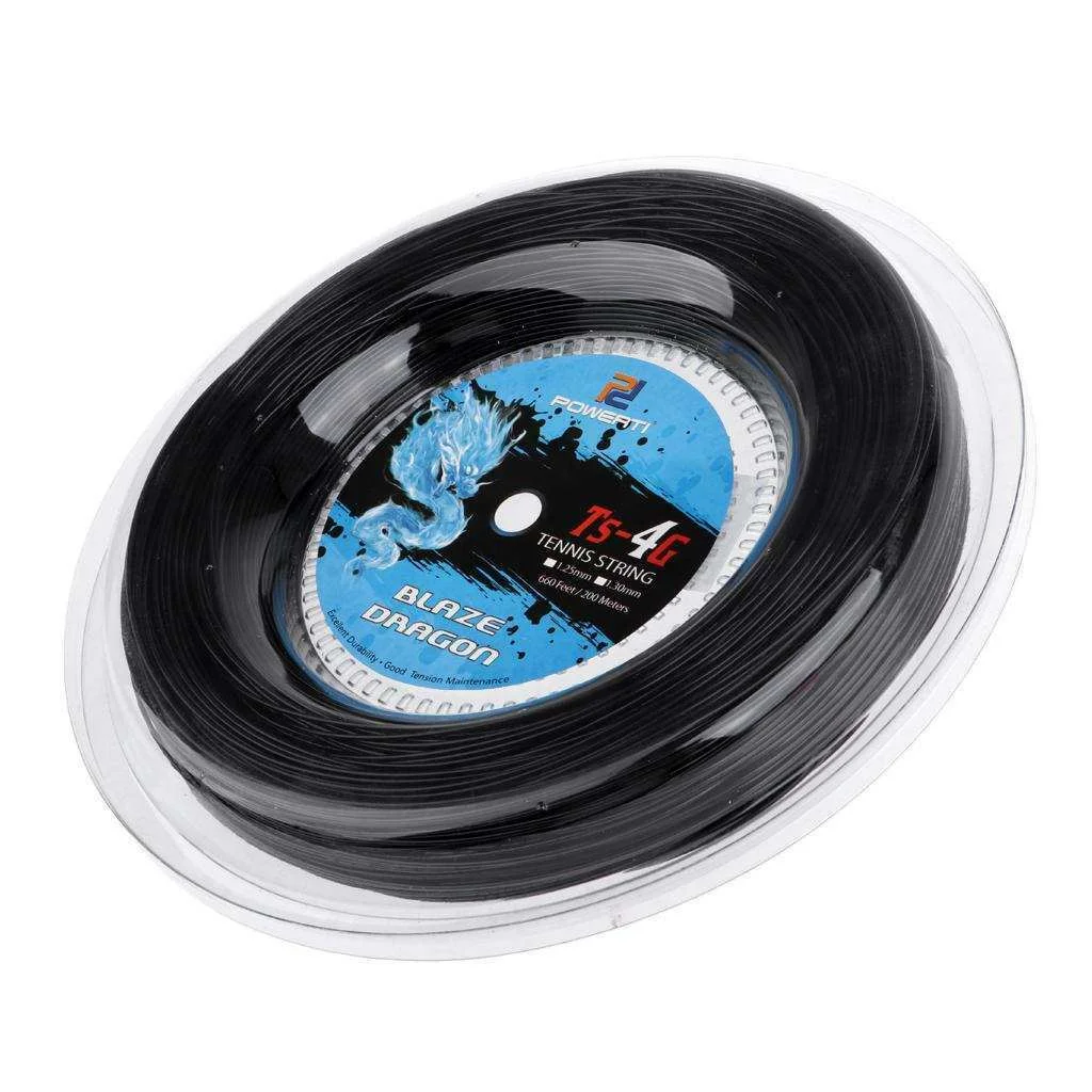 POWERTI 1.30mm Tennis String Polyester 4G Black 200m/Reel - AliExpress