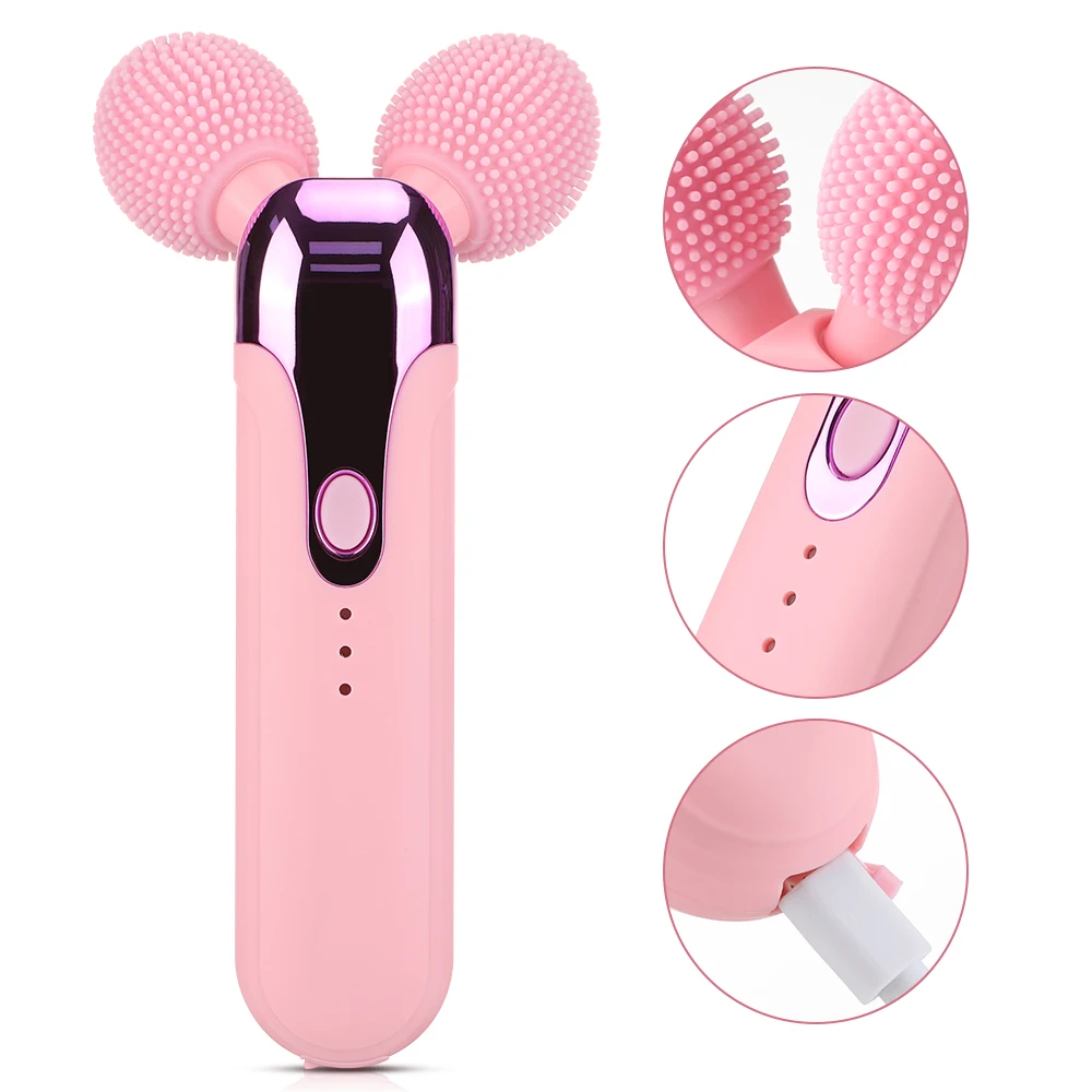 

3D Roller Massager Face Massage Vibration Face Body Shaping Relaxation Lifting Wrinkle Remover Facial Cleansing Massage