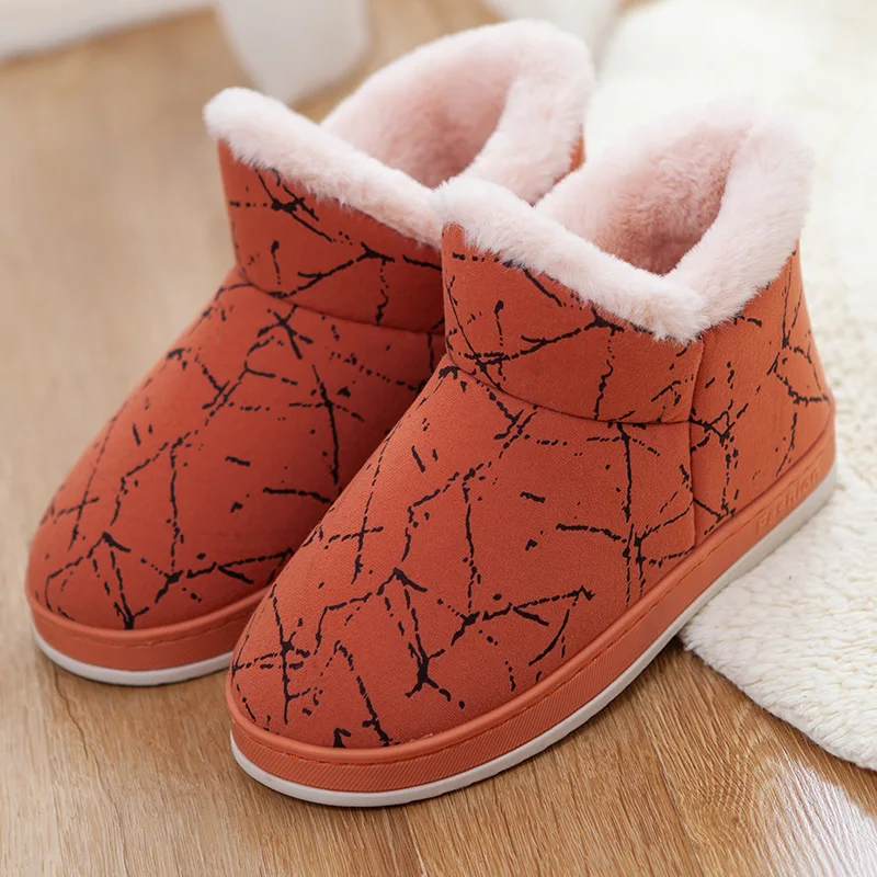 Men Sneakers Men's Ankle Boots Spring Fashion Suede Slippers Non-slip Casual Furry Shoe
