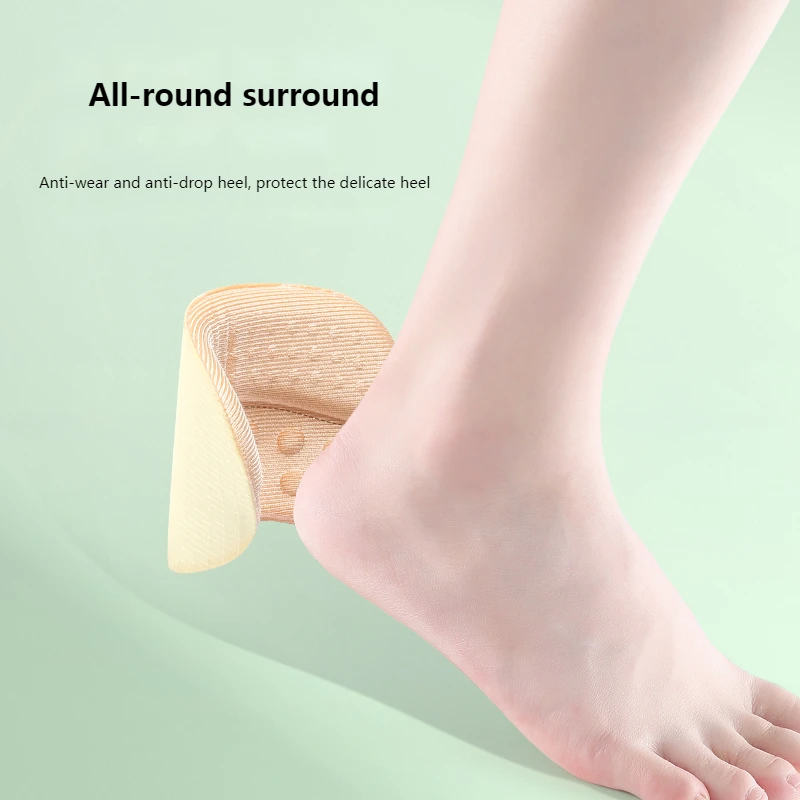 High Heel Protectors Shoe Heel Sticker Adjust Size Pads Liner Grips Pain Relief Insoles for Feet Antiwear Anti-Slip Inserts