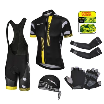 Set maglia da ciclismo per uomo, tute da bici 3D con pantaloncini, maglia da bicicletta estiva MTB, abbigliamento da esterno