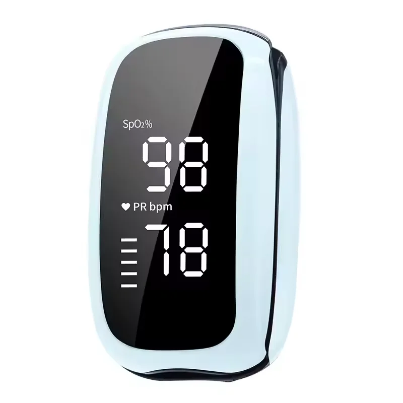 AiQUE מד חמצן אצבע טעינה SPO2 מד חום אינפרא אדום מוניטור חמצן בדם לא מגע טמפרטורת גוף חום ילד