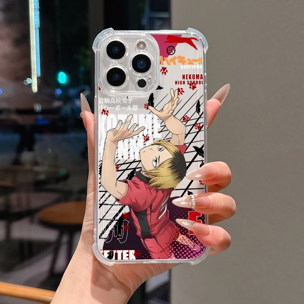 Vibrant Haikyuu Anime Shockproof Phone Case - Durable Protective Cover